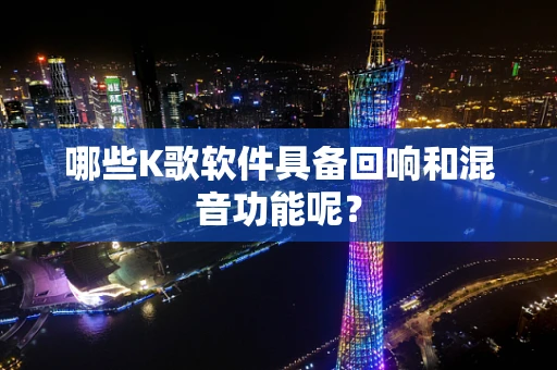 哪些K歌软件具备回响和混音功能呢？