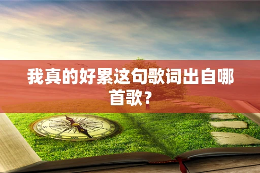 我真的好累这句歌词出自哪首歌？