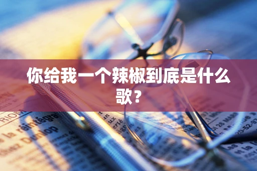 你给我一个辣椒到底是什么歌？