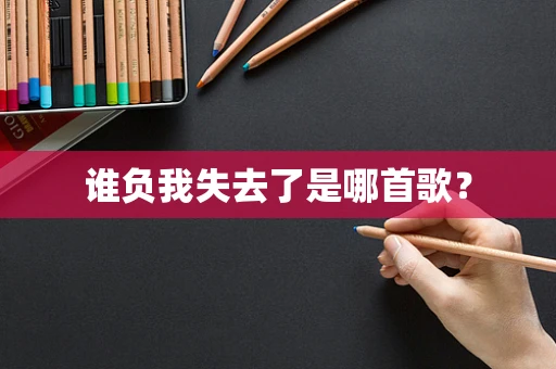 谁负我失去了是哪首歌？