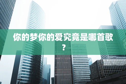 你的梦你的爱究竟是哪首歌？