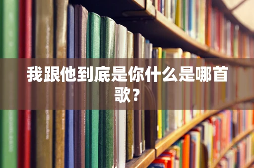 我跟他到底是你什么是哪首歌？