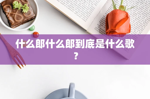 什么郎什么郎到底是什么歌？