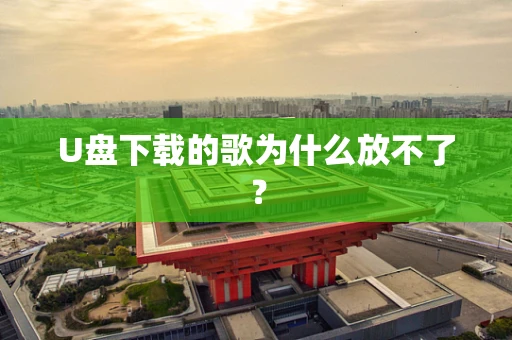 U盘下载的歌为什么放不了？