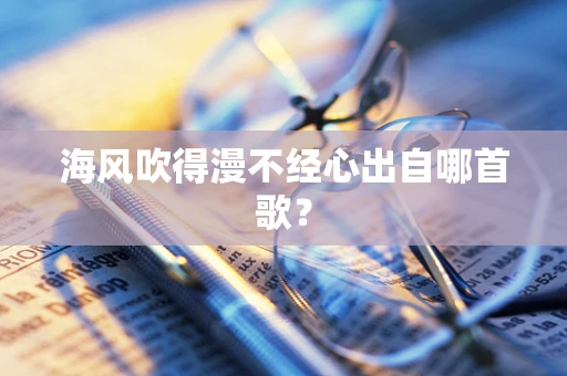 海风吹得漫不经心出自哪首歌？
