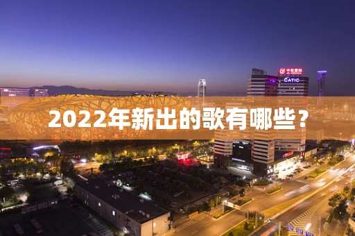 2022年新出的歌有哪些？