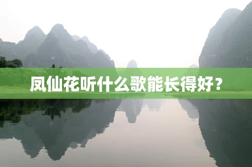 凤仙花听什么歌能长得好？