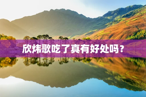 欣炜歌吃了真有好处吗？