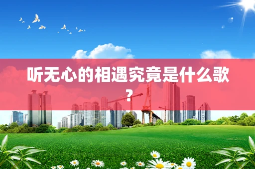 听无心的相遇究竟是什么歌？