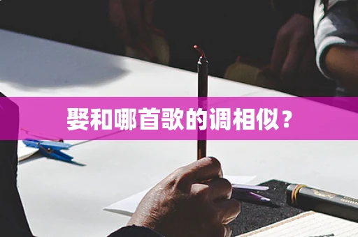 娶和哪首歌的调相似？