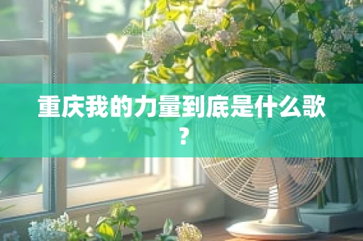 重庆我的力量到底是什么歌？