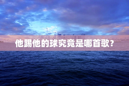 他踢他的球究竟是哪首歌？