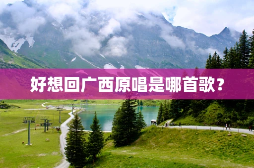 好想回广西原唱是哪首歌？