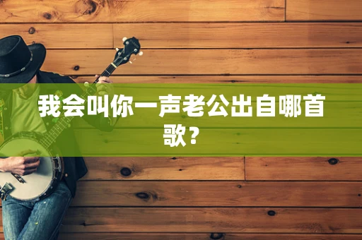 我会叫你一声老公出自哪首歌？