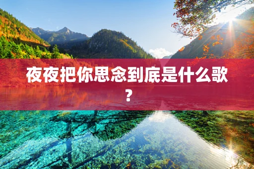 夜夜把你思念到底是什么歌？