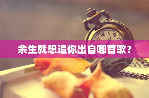 余生就想追你出自哪首歌？