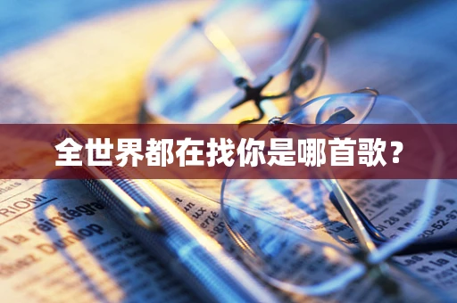 全世界都在找你是哪首歌？