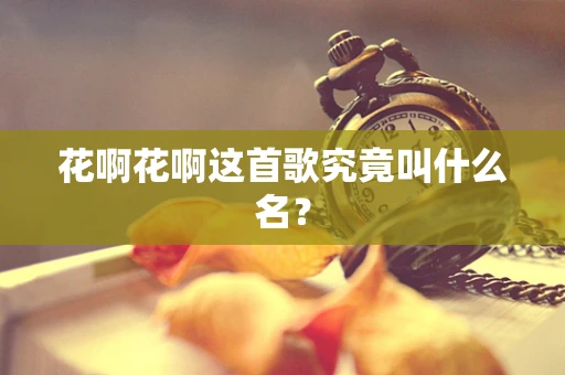 花啊花啊这首歌究竟叫什么名？