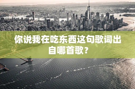 你说我在吃东西这句歌词出自哪首歌？