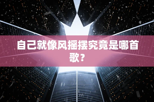 自己就像风摇摆究竟是哪首歌？