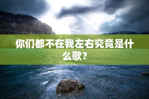 你们都不在我左右究竟是什么歌？