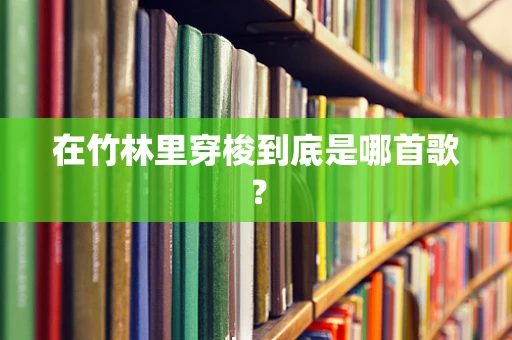 在竹林里穿梭到底是哪首歌？