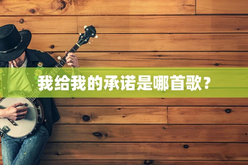 我给我的承诺是哪首歌？