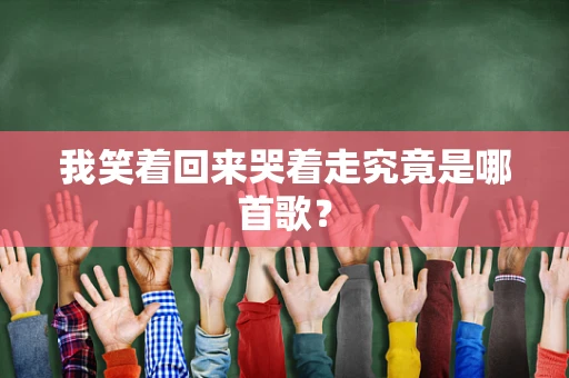 我笑着回来哭着走究竟是哪首歌？