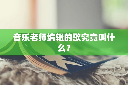 音乐老师编辑的歌究竟叫什么？