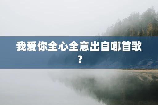 我爱你全心全意出自哪首歌？