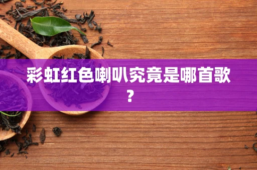 彩虹红色喇叭究竟是哪首歌？