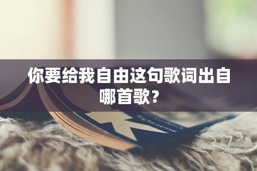 你要给我自由这句歌词出自哪首歌？