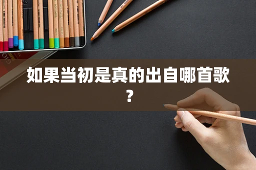 如果当初是真的出自哪首歌？