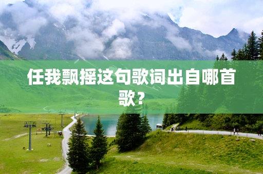 任我飘摇这句歌词出自哪首歌？