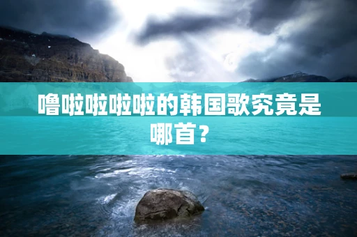 噜啦啦啦啦的韩国歌究竟是哪首？