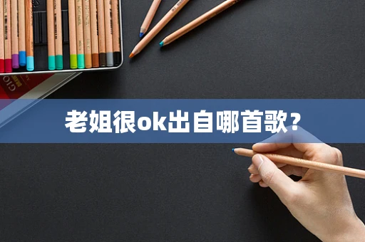 老姐很ok出自哪首歌？