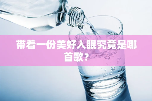 带着一份美好入眠究竟是哪首歌？