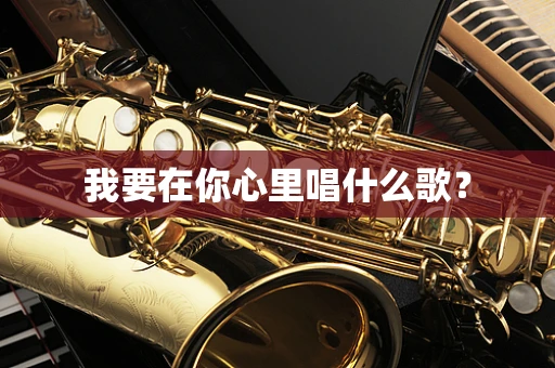 我要在你心里唱什么歌？