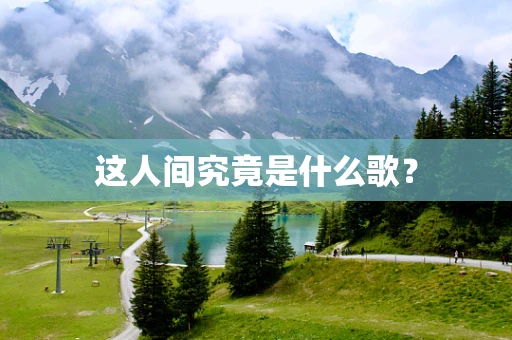 这人间究竟是什么歌？
