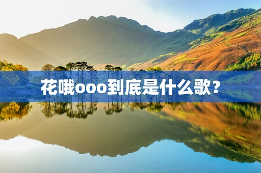 花哦ooo到底是什么歌？