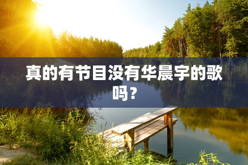 真的有节目没有华晨宇的歌吗？