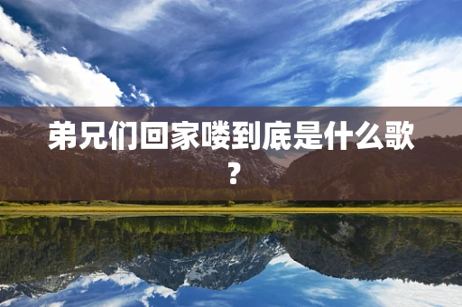 弟兄们回家喽到底是什么歌？