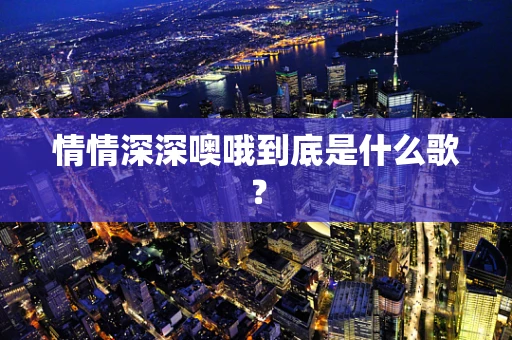 情情深深噢哦到底是什么歌？