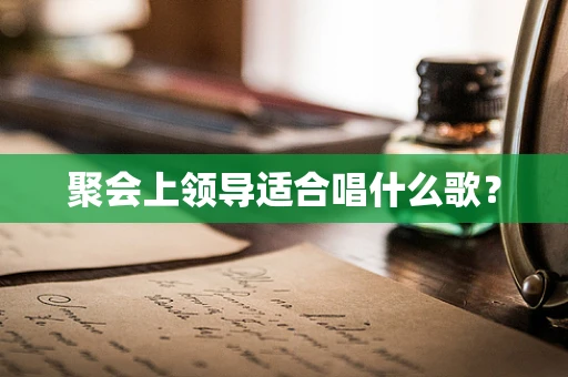 聚会上领导适合唱什么歌？