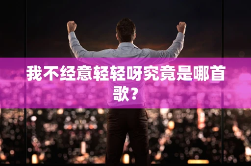 我不经意轻轻呀究竟是哪首歌？
