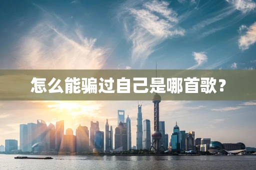 怎么能骗过自己是哪首歌？
