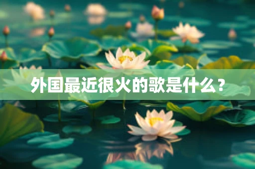 外国最近很火的歌是什么？
