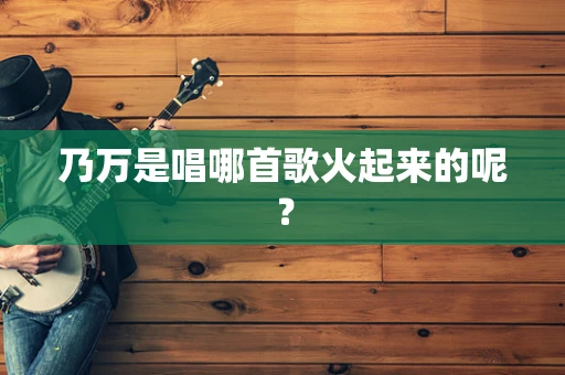 乃万是唱哪首歌火起来的呢？