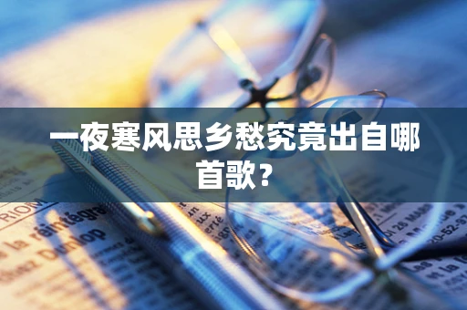 一夜寒风思乡愁究竟出自哪首歌？