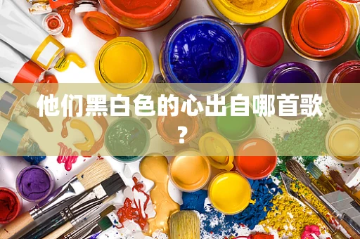 他们黑白色的心出自哪首歌？